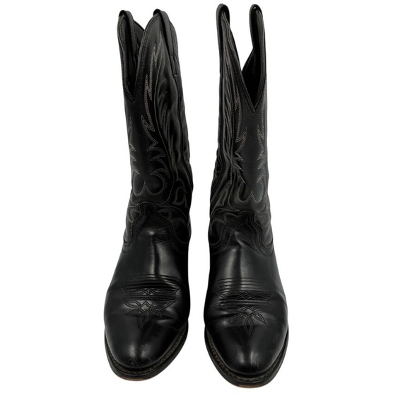 Laredo Kadi Women's Black Leather Western Cowboy Boots Style 5740 Sz 7M  Fox - Picture 3 of 16